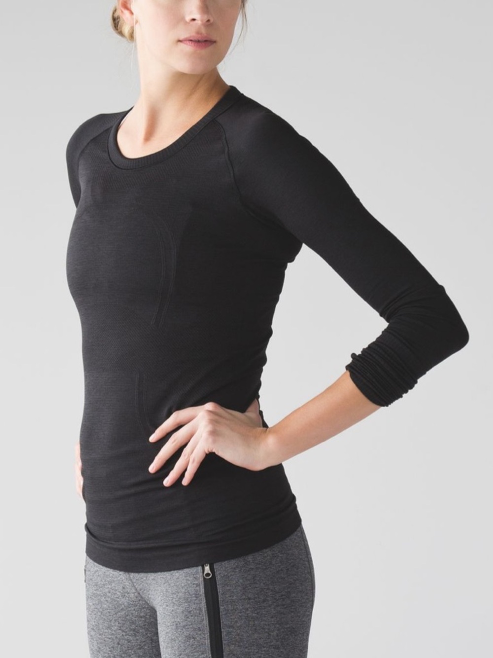 Lululemon Swiftly Tech LS Crew 6 Black